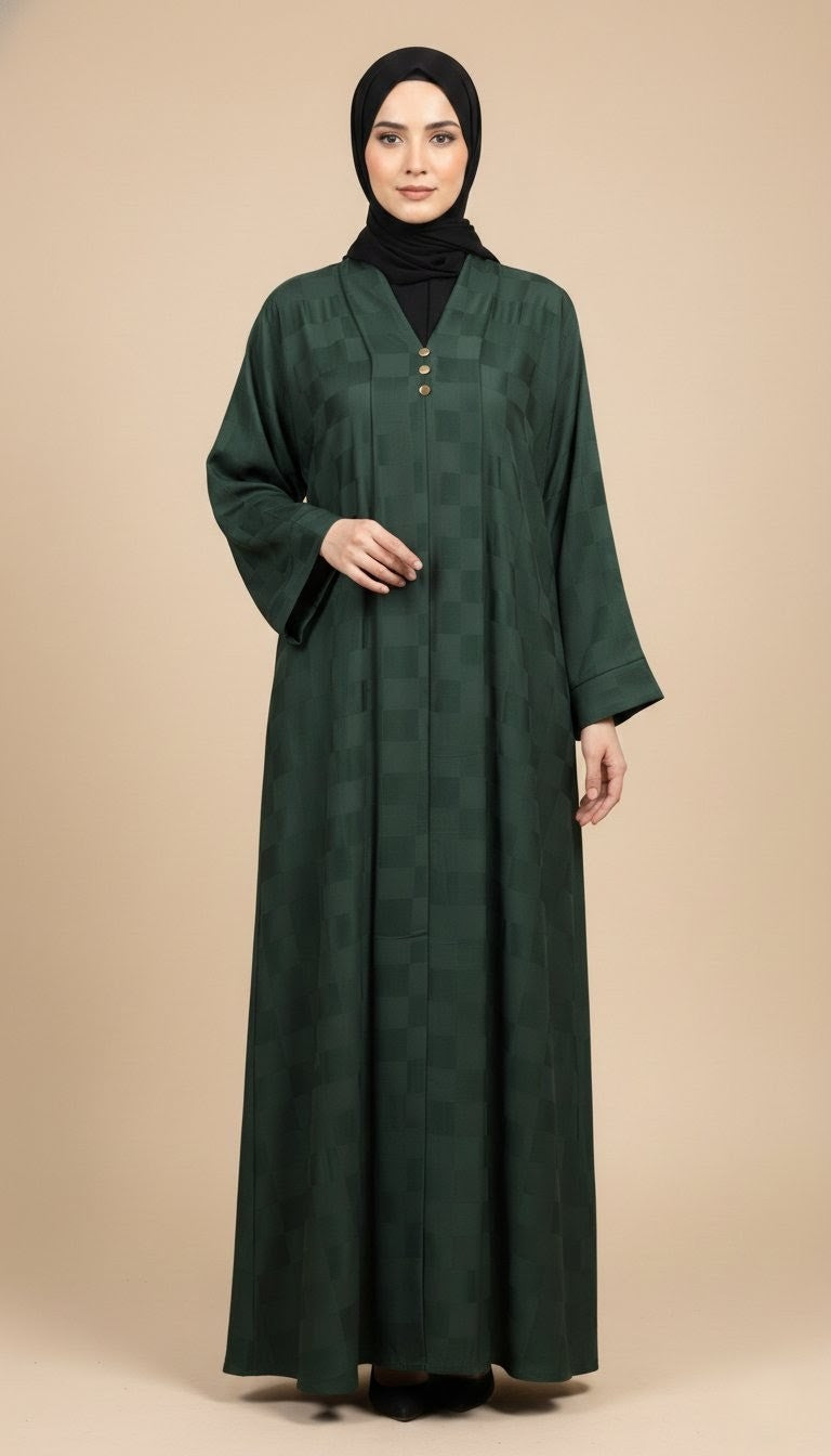 Abaya Emerald Green