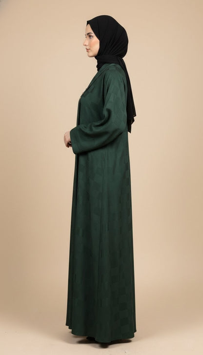 Abaya Emerald Green