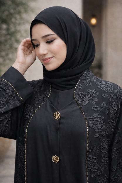 Royale Abaya with Dupatta