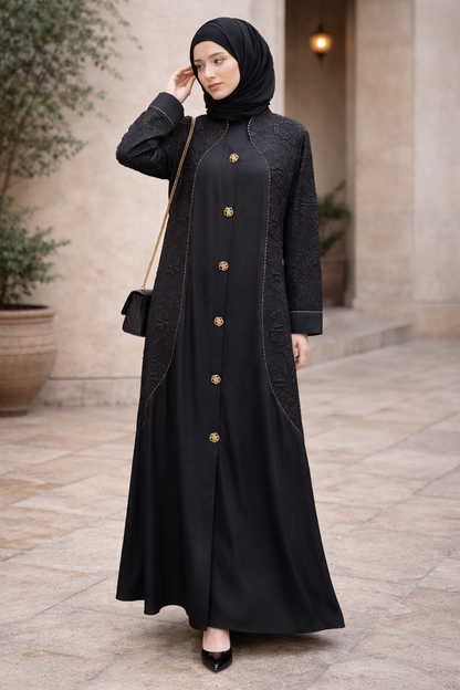 Royale Abaya with Dupatta