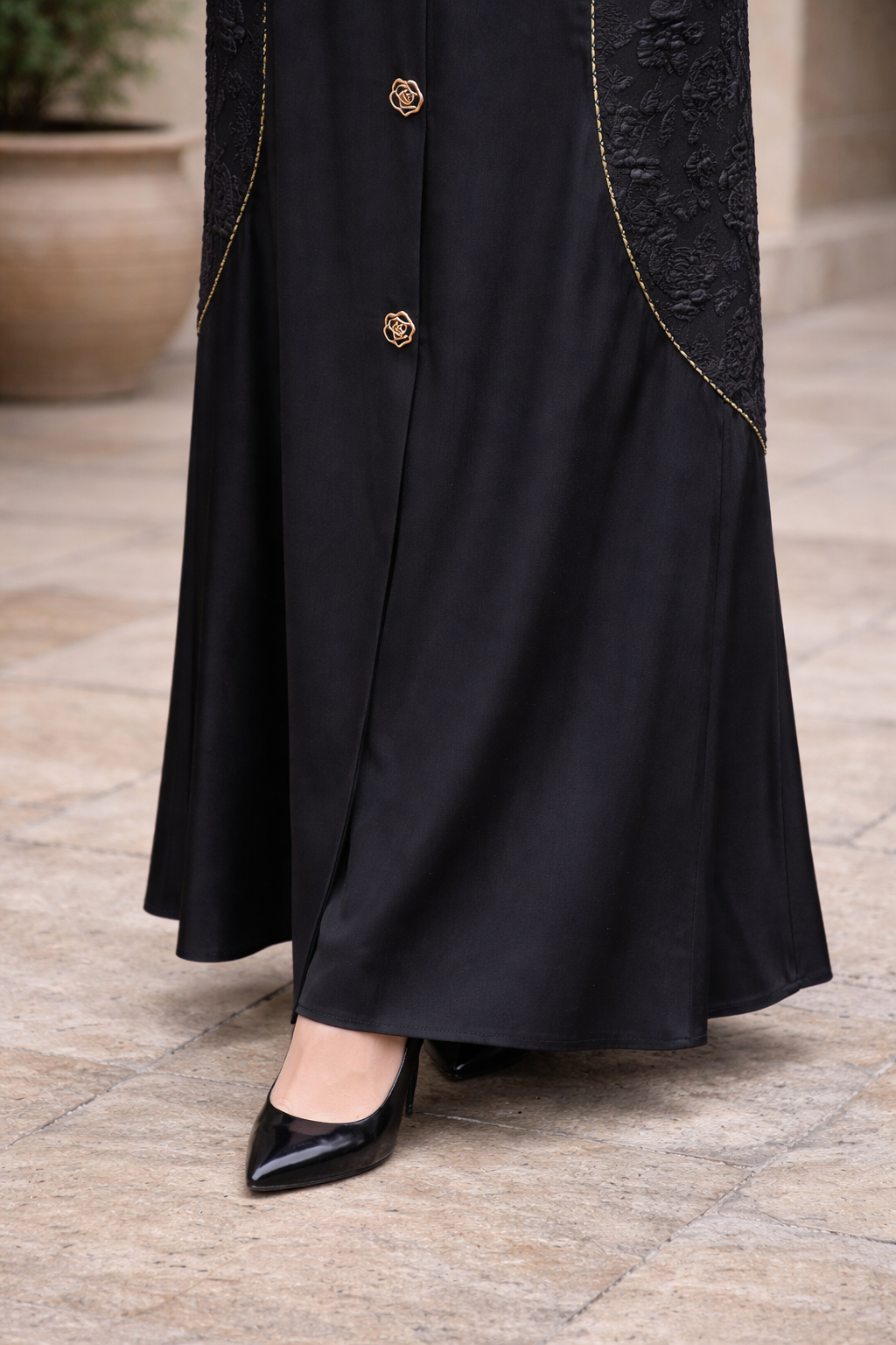 Royale Abaya with Dupatta