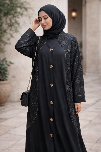 Royale Abaya with Dupatta