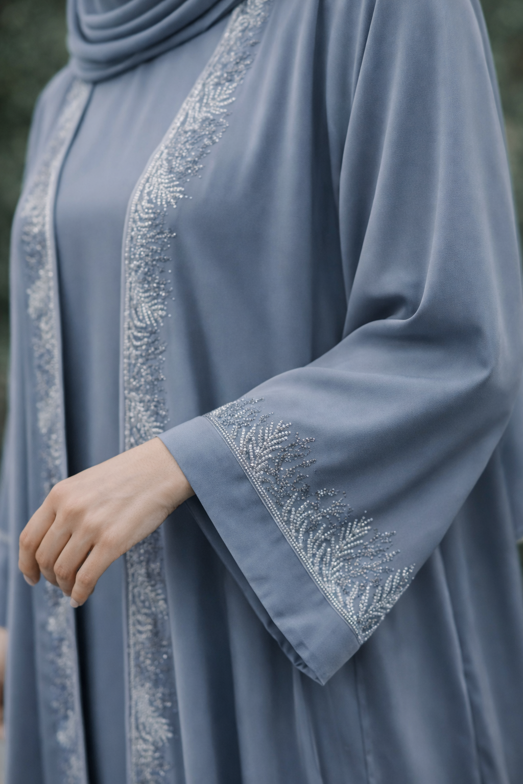 Aafreen Steel Blue