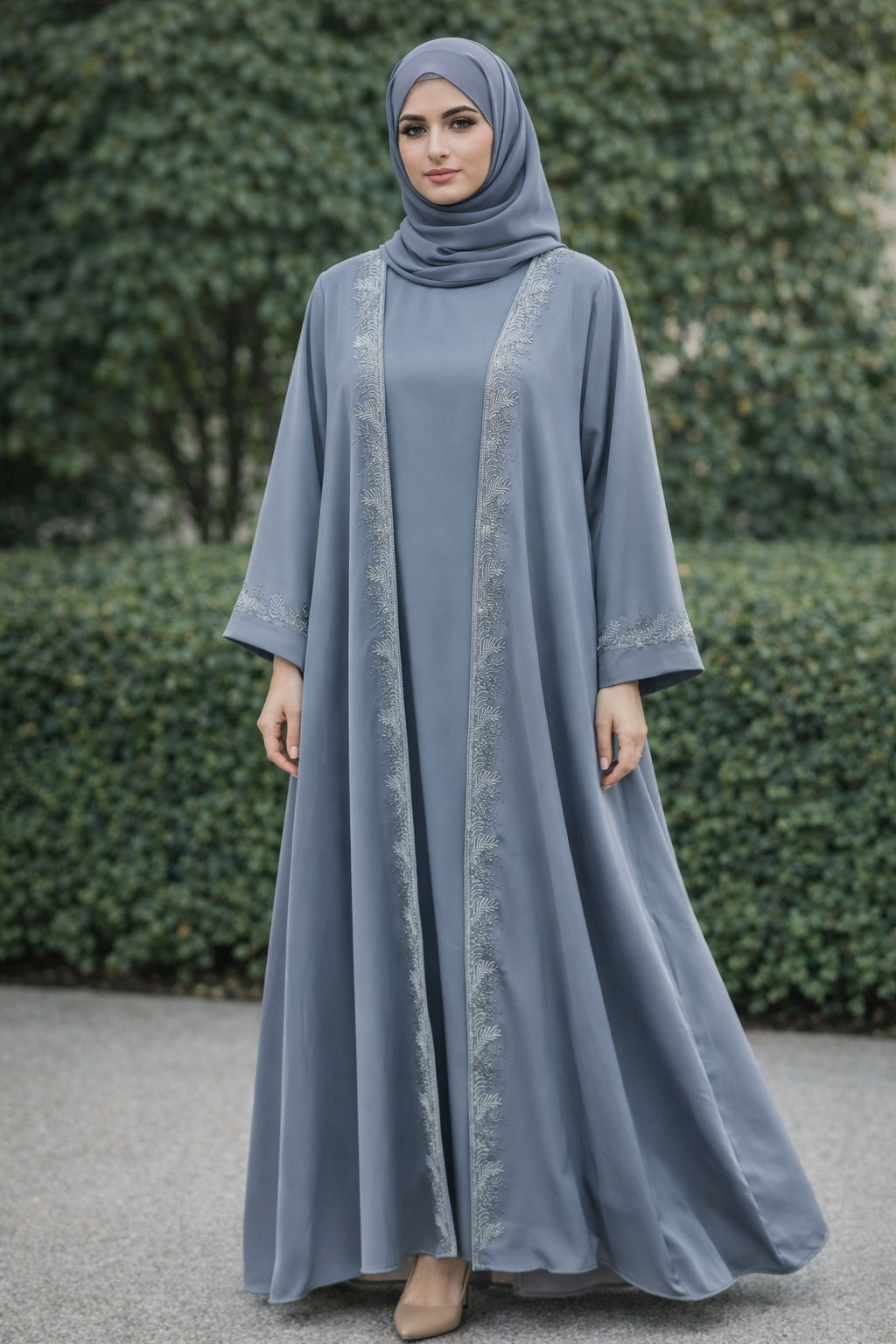Aafreen Steel Blue