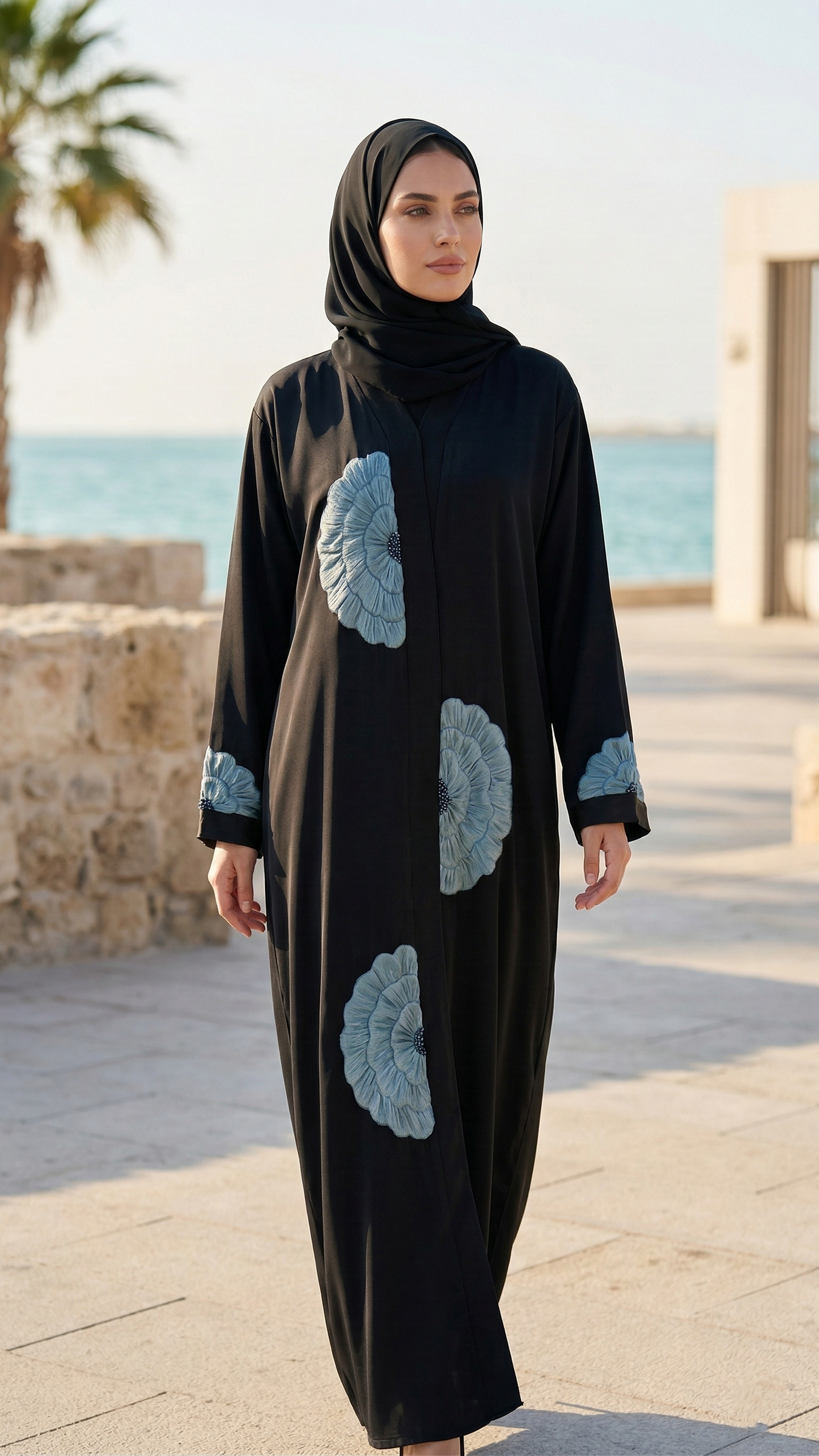 Flora Midnight Black